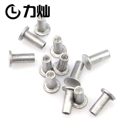 Алюминиевая половина -топень заклепки алюминиевая плоская головка заклепки M3 M4 M5 (100)