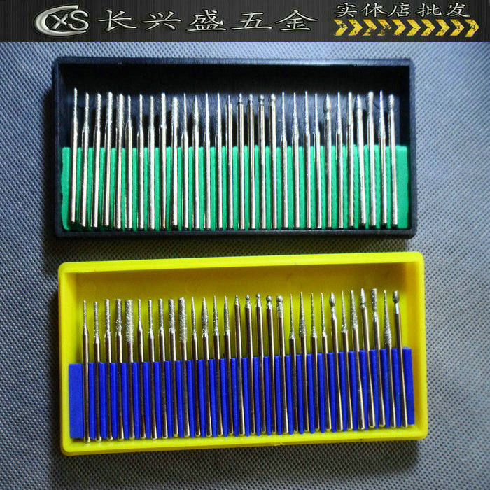 Diamond grinding head Grinding needle Alloy grinding head Diamond rod Jade grinding rod Sand needle Carving needle