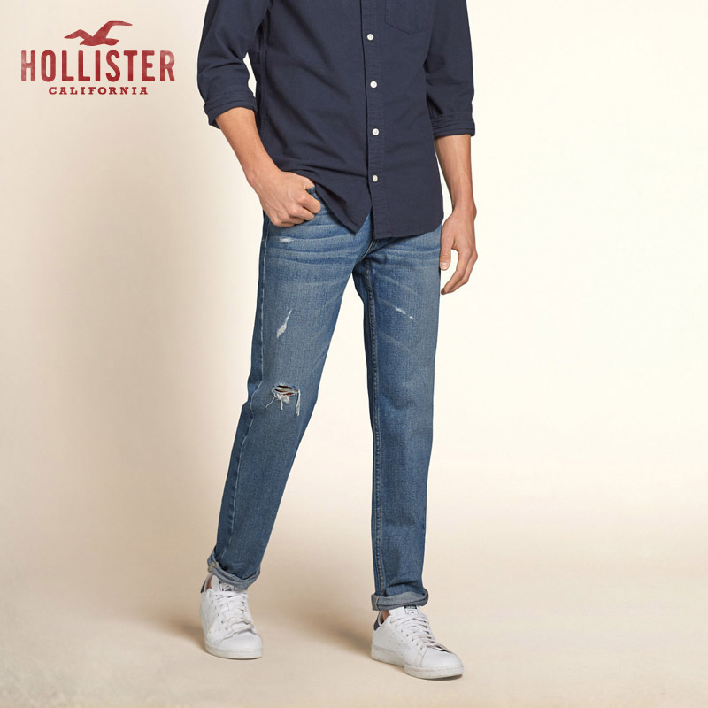 Hollister经典锥形牛仔裤 男 91145
