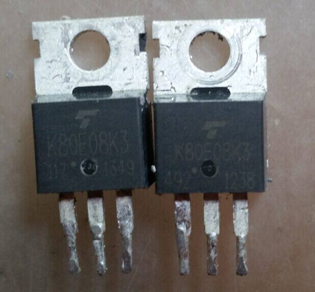 Originally installed import dismantling machine MOS field effect electric crystal K80E08K3 (80A 75V) Electric vehicle controller is commonly used