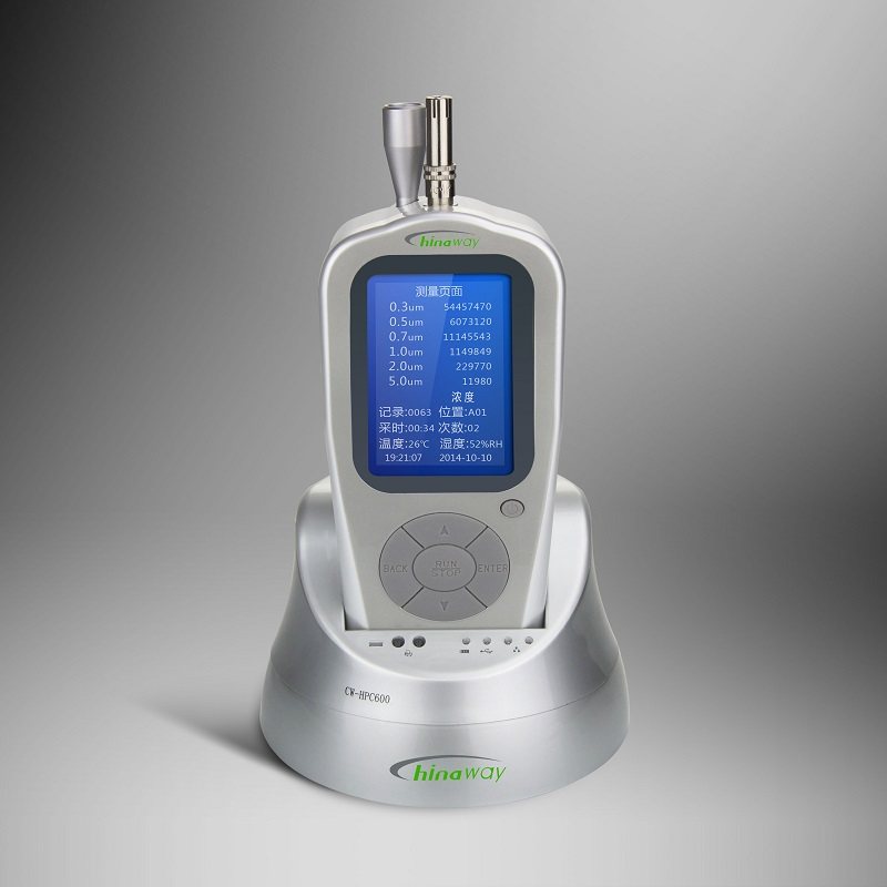 Senavi pump-suction CW-HPC600 six-channel high-precision handheld laser dust particle counter