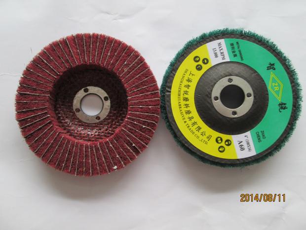Special price angle to fly-wing wheel vegetable melon wheel polished polished stainless steel and metal product green and white cloth wheel crazy snatched