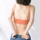 Giày cao cổ đế phẳng ngực Pháp không có vòng đệm đồ lót nữ mùa thu và mùa đông mỏng ngực nhỏ bằng vải cotton thoáng khí gợi cảm