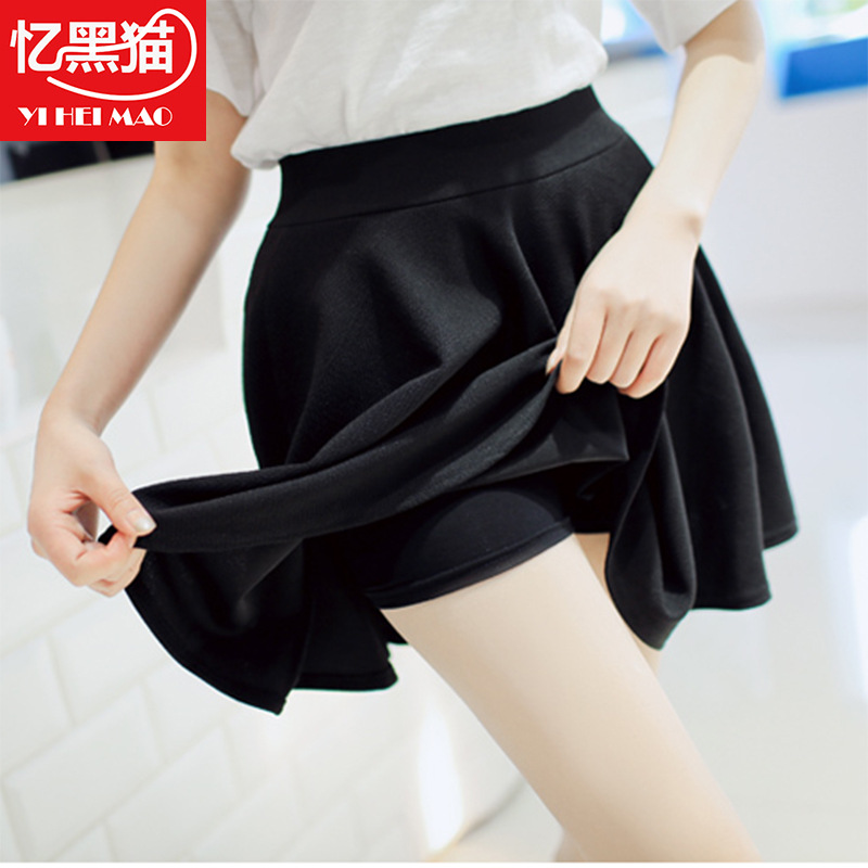 Tega Fat Increase Code Spring Summer Short Skirt Beating Bottom High Waist Half Body Skirt Fat MM Sun Hundred Pleats Skirt Summer A Character Pants Skirt-Taobao
