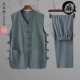 Mùa hè mỏng lanh nam vest vest phù hợp với Trung Quốc Han Trung Tang phù hợp với ngựa 褂 mồ hôi vest vest vai lớn nam áo lót thể thao Lót