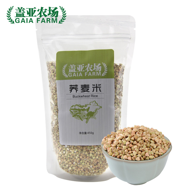 【天猫超市】盖亚农场荞麦450g 东北杂粮生态荞麦 新老包随机
