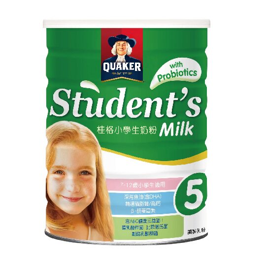 台湾官网直邮进口《桂格》明亮小学生奶粉（1500g/罐）