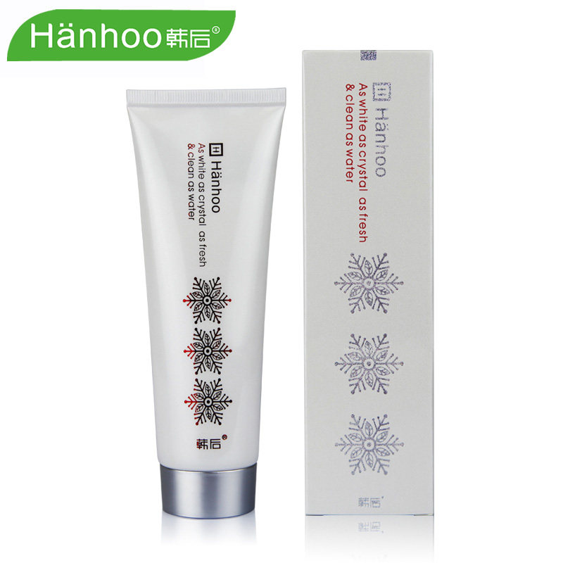 韩后专柜 雪玲珑丝柔透白洁面乳120g 深度清洁净白补水保湿