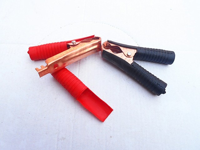 Alligator clip battery clip charging bottle clip pliers ground wire clip battery ແຜ່ນທອງແດງຫນາ