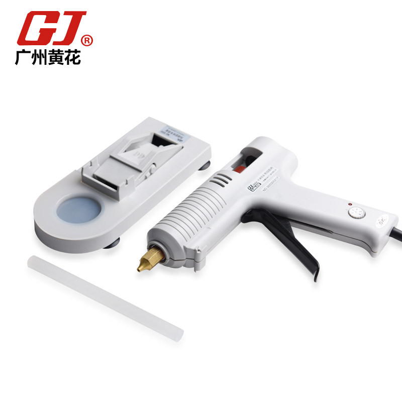Guangzhou Yellow Flower 969A Adjustable Thermosol Gun High Power Thermostatic Hot Glue Gun Send Hot Melt Adhesive Stick Adhesive Strip