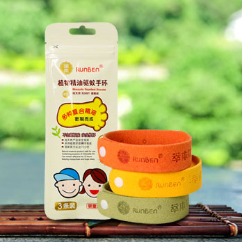 驱蚊手环3条 成人婴儿童孕妇防蚊圈 宝宝植物户外驱蚊贴防蚊手环