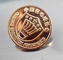 2012 London Olympic Games badge China Olympic badminton team badge China Badminton Association badge