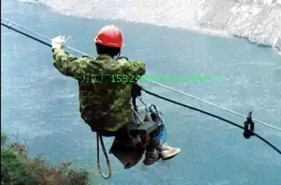 Cable crane chair cable pulley optical fiber construction crane chair cable adhesive hook hanging chair high-altitude Crane