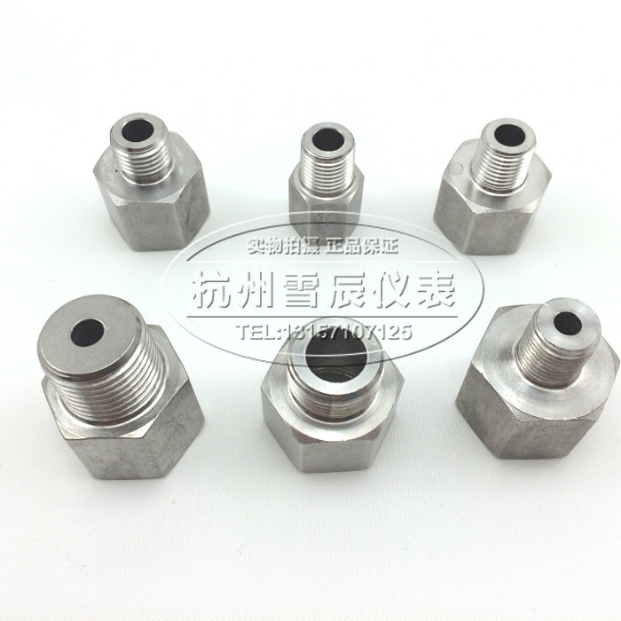 压力表不锈钢转换接头M20*1.5转G1/2（4分）G1/4(2分)   M14*1.5