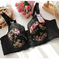 Kích thước lớn áo lót nữ bra bra bra 80-110CDEF ren hoa bên bộ sưu tập áo lót 3 dây