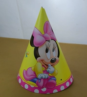 Đồ dùng sinh nhật cho Minnie, mũ dự tiệc, mũ dự tiệc, mũ nón, em bé Minnie, trăng tròn, tuổi - Sản phẩm Đảng / Magic / Hiệu suất đồ hóa trang halloween cho bé trai