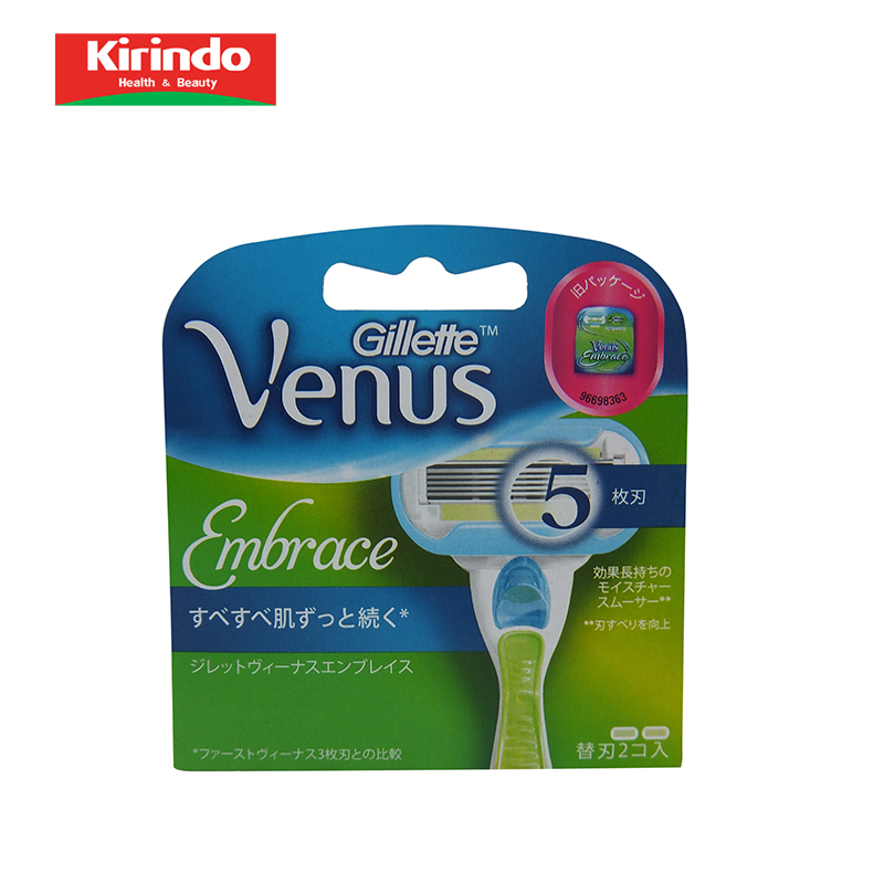 【Kirindo】吉列 Venus mbrace5 刮毛刀替换刀头 2个