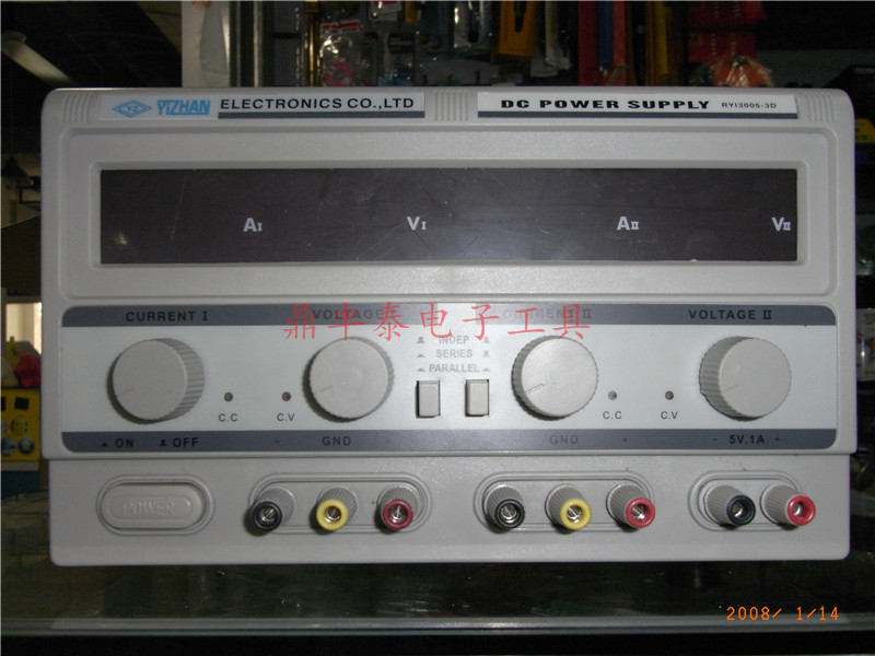 Yizhan digital display DC power supply 300V5A digital display three-channel high-power adjustable power supply can be customized