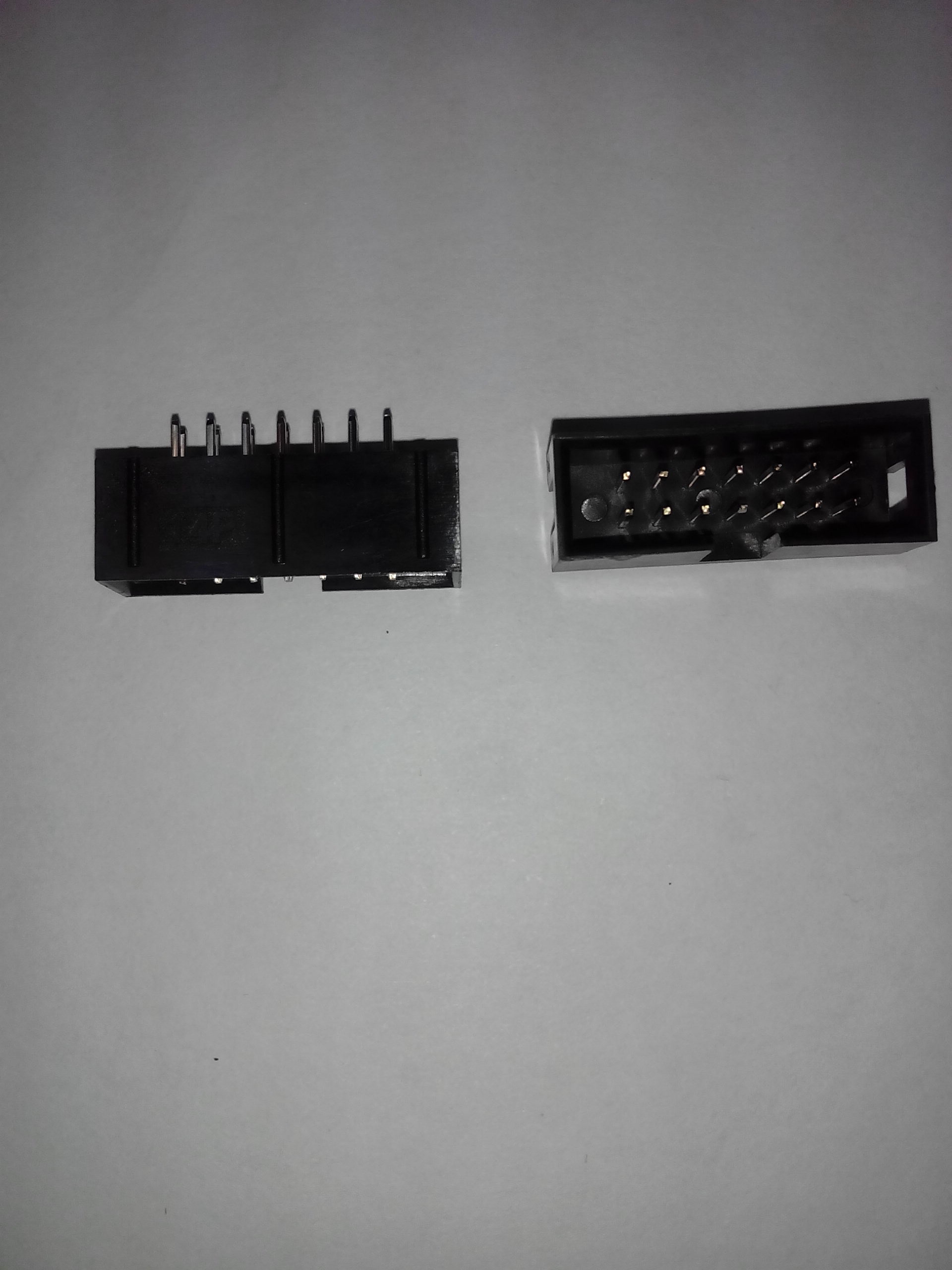 Simple horns straight foot Jane cattle DC3-14P 2*7P 2 54MM spacing FC-14P line head socket
