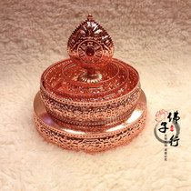 Бронзовая Бронзовая Восьмерка Auspicious Manza Pan Mantea Romanda Pan Red Bronze Color Широчайный Диаметр Рынок