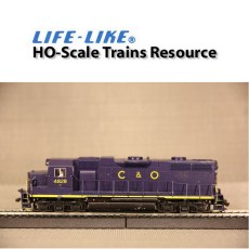 Модель поезда life-like ho火车模型 1：87 c&o