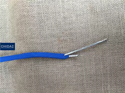 Metal wear elastic band clip rubber band tappel practical rope piercer DIY accessories gadget Threading Needle