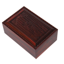 Jewelry box ornament box mahogany storage box small hand jewelry box jewelry box bedside decoration box jewelry collection box