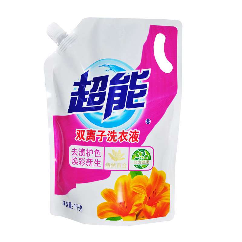 【苏宁易购】超能洗衣液双离子焕彩新生1kg/袋装