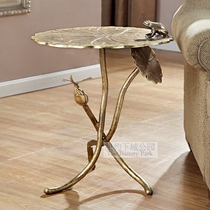 New York City Park imported Lotus Pond moonlight garden frog Dragonfly shelf side table