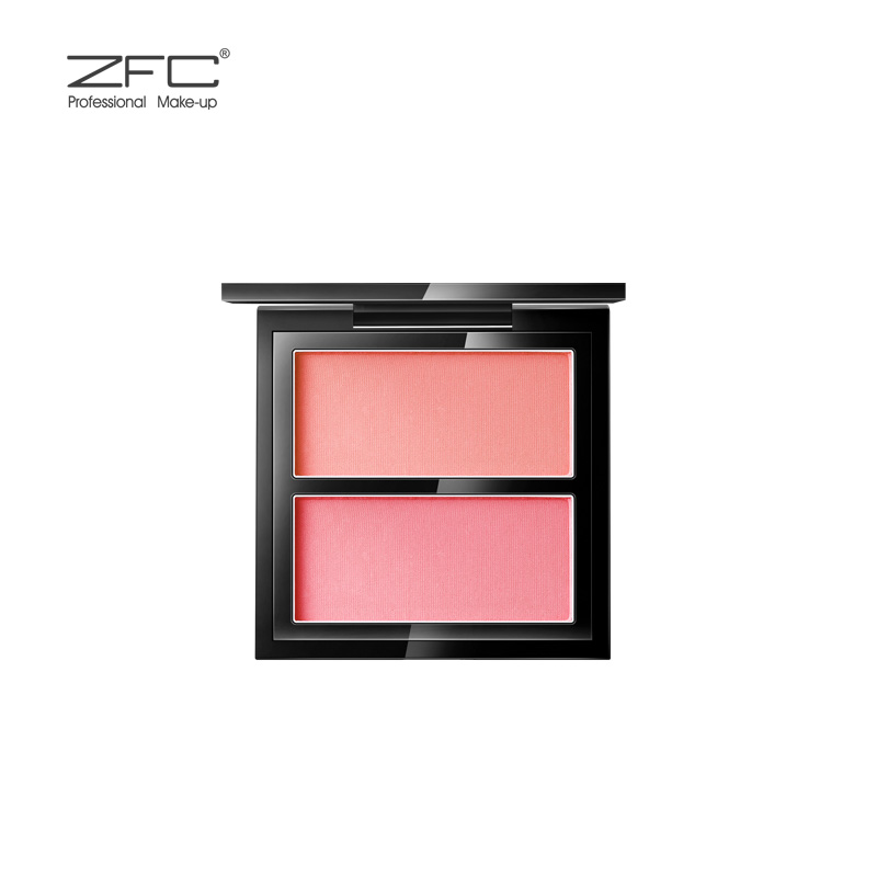 ZFC名师系列 花漾丝柔腮红 持久粉嫩胭脂 裸妆自然双色腮红正品