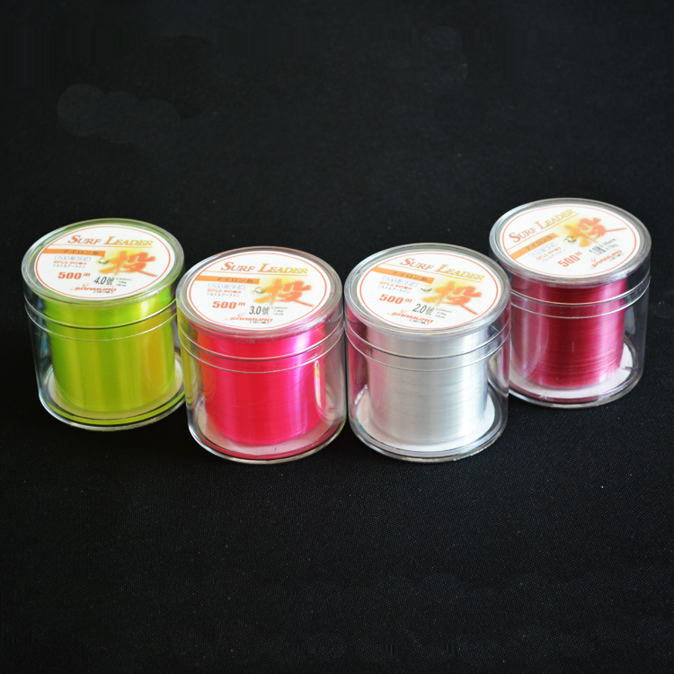 Fishing line Japanese raw silk imported Luyaji fishing line nylon line super tensile main line sub-line 500 meters