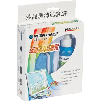 Newmen upstart C-012 computer cleaning kit contains cleaning liquid, cleaning cloth, cleaning brush