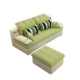 Sofa căn hộ nhỏ tối giản phòng khách hiện đại sẵn sàng để thuê ba đôi di động và rửa được Busha đồ ​​nội thất đơn giản - Ghế sô pha