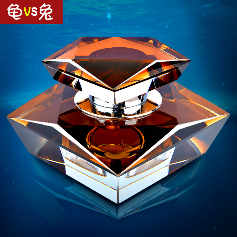 汽车香水座式 创意水晶饰品香水瓶空瓶 车载饰品摆件车用除异味男