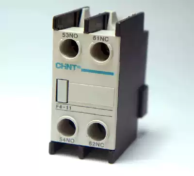 Chint AC contactor auxiliary contact group F4-11 1 normally open 1 normally closed with CJX2 contactor