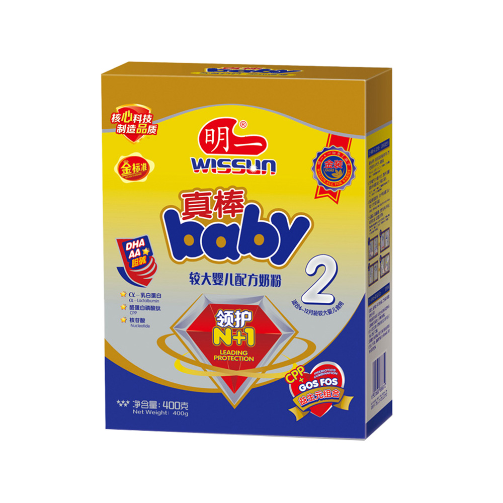 14年9月 明一2段400g 真棒baby 幼儿奶粉 MY6827