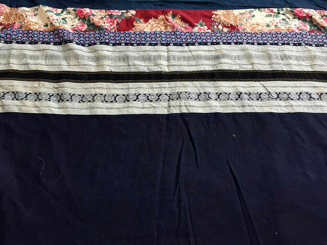 Guizhou ethnic minority craft woven gold batik skirt handmade plant indigo dyeing limited edition
