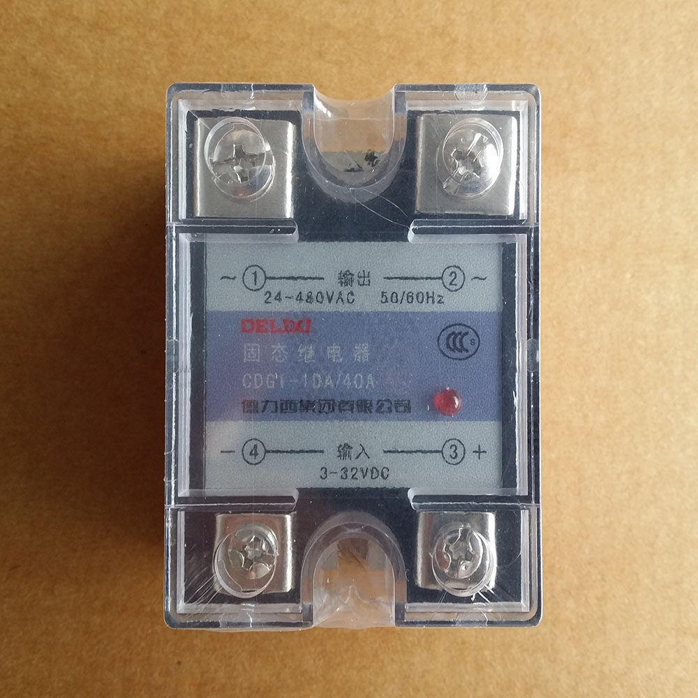 Deresi DA60A small solid state relay dc24v 220v DC control AC ssr solid-state relay