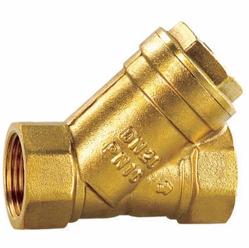 Thickened all-copper Y-type filter copper filter valve pipe filter 4 points 15---2 inches 50