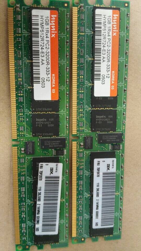 IBM X226 X236 X346 X3850 X366 1G server memory 73P2870 73P2866