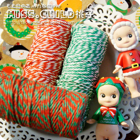 50 m DIY gift packaging color cotton rope jersey decorated cotton rope gift box belt stream su 8 color selection