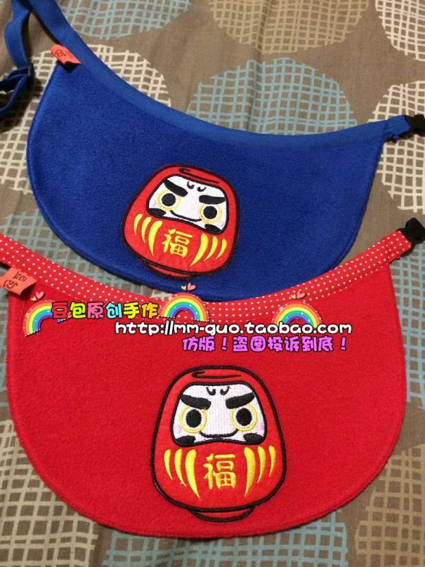 Bean bag original design handmade pet large dog chow chow bib saliva towel waterproof towel new year