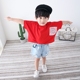 2019 quần áo trẻ em mới trẻ em Áo thun bé trai cotton ngắn tay trẻ em áo sơ mi mùa hè dơi - Áo thun áo thun trẻ em giá sỉ Áo thun