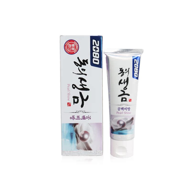 韩国爱敬 2080贡白秘方牙膏100g  美白产品  去除口臭