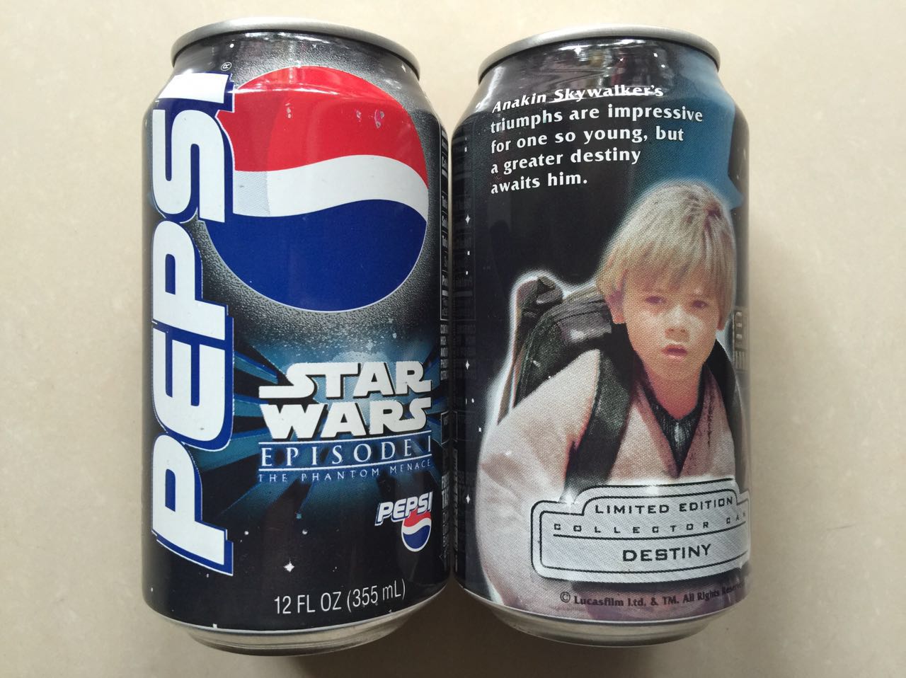 Pepsi American Star Wars Skywalker Limited Collection Tank