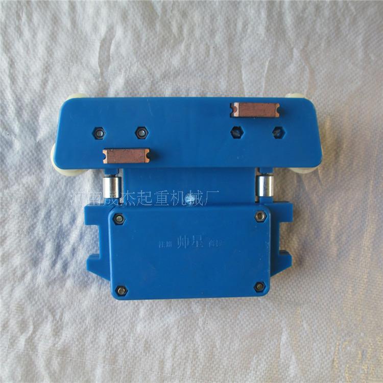 Factory direct sales of four-level safety tubular sliding contact line collector bearing wheel driving collector carbon brush