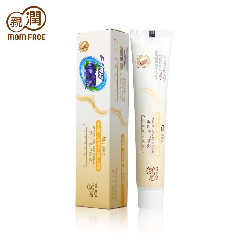 亲润清新护齿牙膏100g 孕期牙膏清新护齿孕妇护肤品
