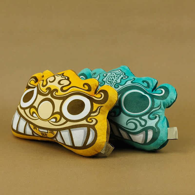 新款 车用头枕招财貔貅 辟邪貔貅汽车专用头枕四季通用头靠头垫
