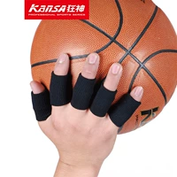 狂神 Баскетбольная волейбольная защита пальцев, спортивное защитное снаряжение для профессионального тенниса, длинная эластичная повязка, черный крем для рук, 10 штуки