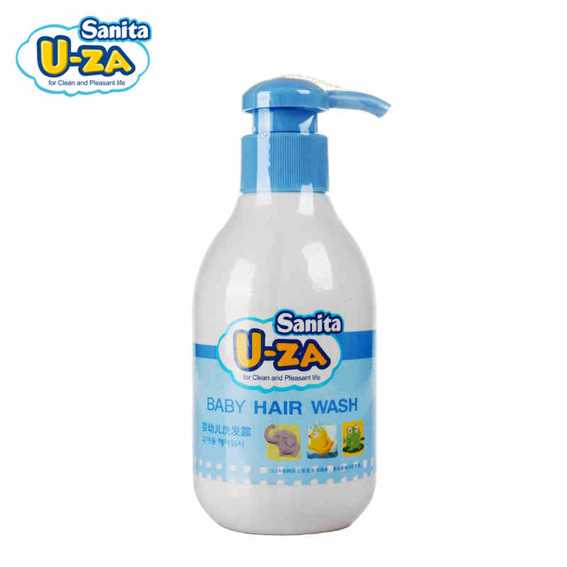 U-ZA婴幼儿洗发露宝宝洗发水 儿童洗发液天然温和护发180ml